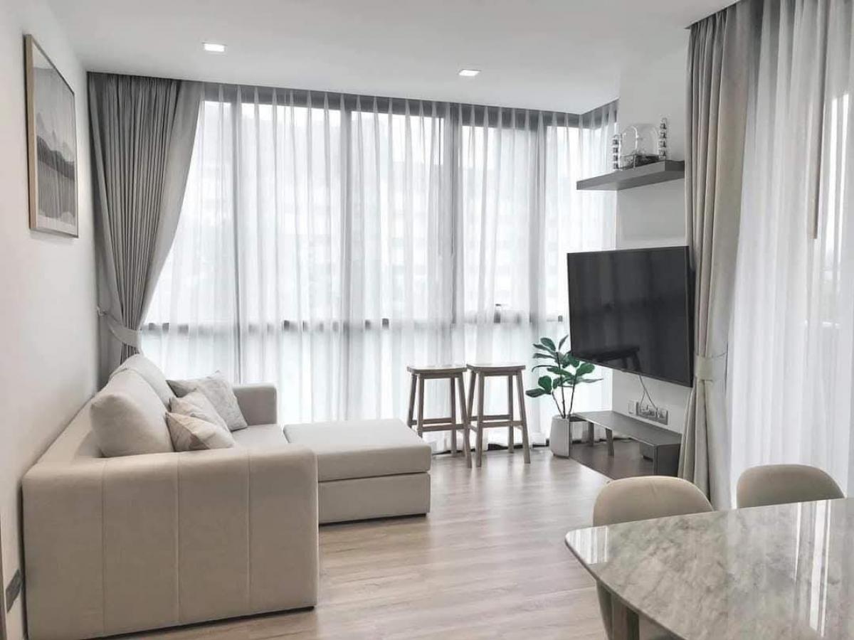 For RentCondoOnnut, Udomsuk : Urgent 🔥 For rent kawa HAUS, size 57 sq m., 2 bedrooms, 5th floor, river view, price 55,000 baht, near BTS On Nut, good location.