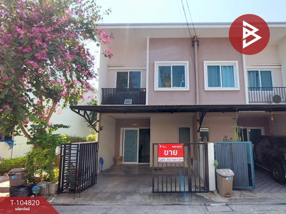 For SaleTownhouseSamut Prakan,Samrong : Townhouse for sale, Bless City Park Village, Sukhumvit-Bang Pu, Samut Prakan