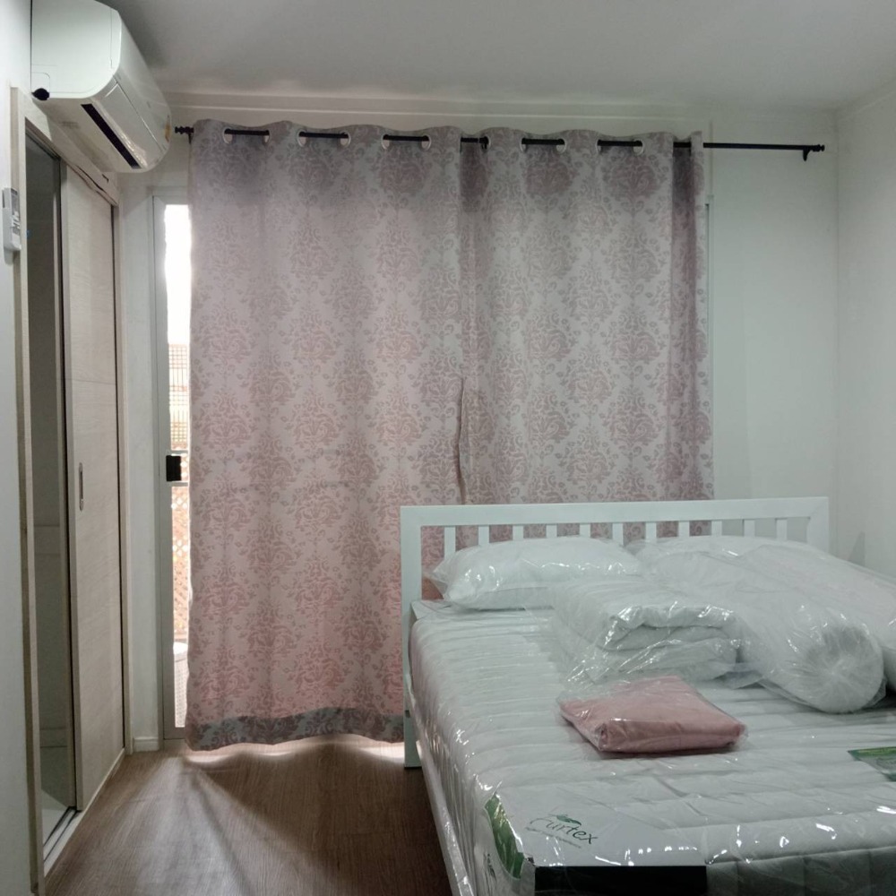 For RentCondoPattanakan, Srinakarin : LPNSH350 Condo for rent, Lumpini Place Srinakarin-Hua Mak Station, 1st floor, Building B, city view, 37 sq m., 1 bedroom, 1 bathroom, 13,000 baht, 064-959-8900