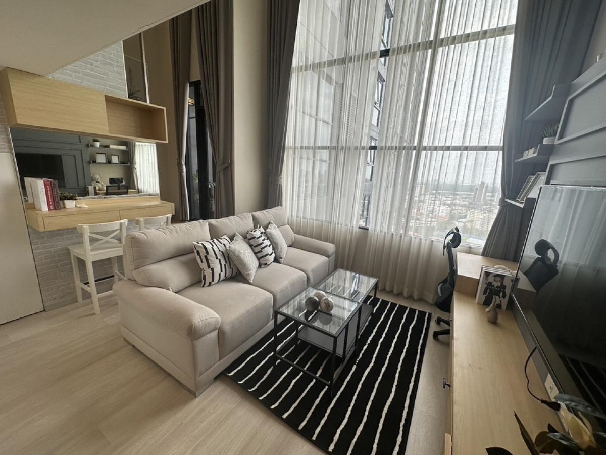 ให้เช่าคอนโดสาทร นราธิวาส : ❤️❤️ Project name: Knightsbridge Prime Sathorn (600m from BTS Chong Nonsi)- Duplex room size (30+10)m2 in 33 floor- Asking 27,000 baht per month, minimum 1 year contract- Fully furnished with all electronics equipped.- Video available, - Current contract 