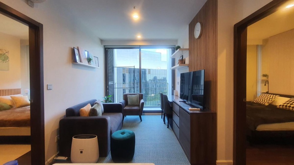 For RentCondoOnnut, Udomsuk : Condo for rent, Wisdom Inspire Sukhumvit [Whizdom Inspire Sukhumvit], beautiful room, good price, convenient travel, fully furnished, ready to move in immediately, make an appointment to view the room.