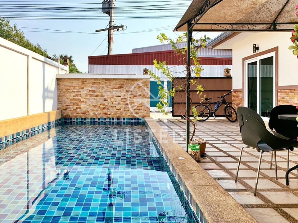 For SalePattaya, Bangsaen, Chonburi : 3 Bedroom 2 Bathroom Pool Villa for Sale in South Pattaya