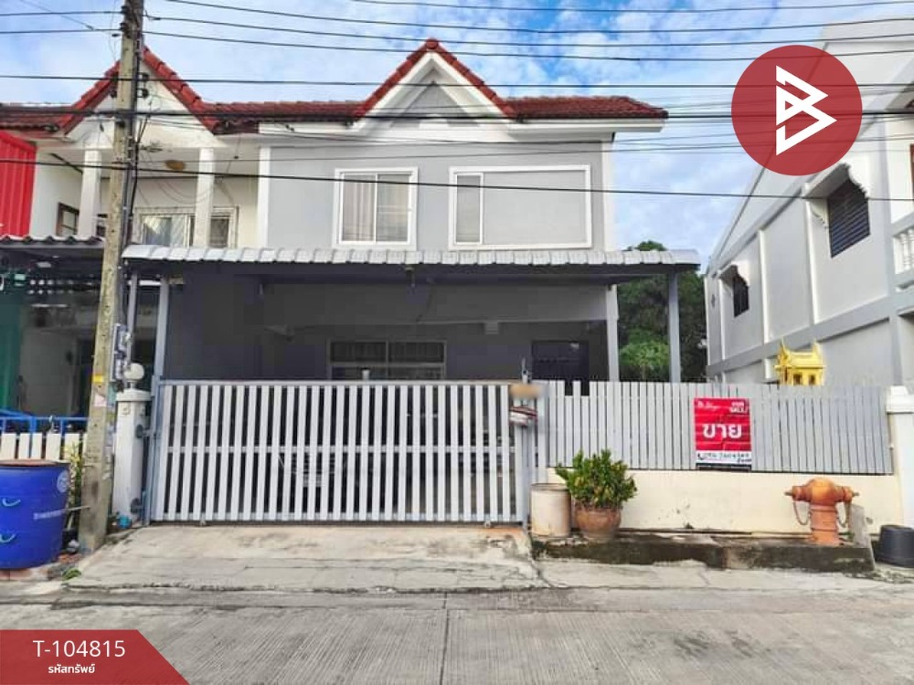 For SaleTownhouseSamut Prakan,Samrong : Townhouse for sale, Porjira Village, Tamru-Khlong Dan, Bang Pu, Samut Prakan