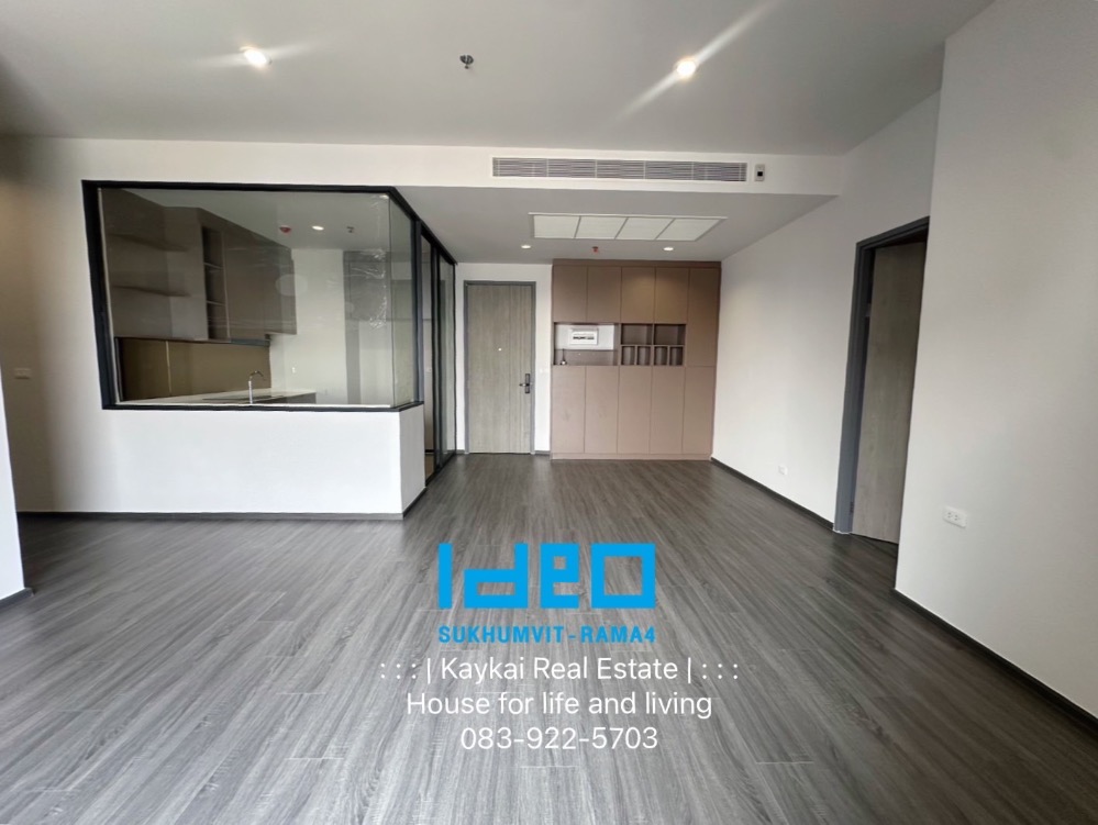 For SaleCondoOnnut, Udomsuk : It looks the best! IDEO Sukhumvit Rana4 condo, big room, wide front, closed kitchen, free down payment, 0 baht! Only one room!