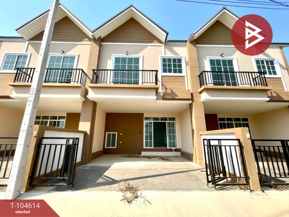 For SaleTownhousePattaya, Bangsaen, Chonburi : New townhouse for sale, area 23 square wah, Sukprayoon-Don Hua Lo, Chonburi