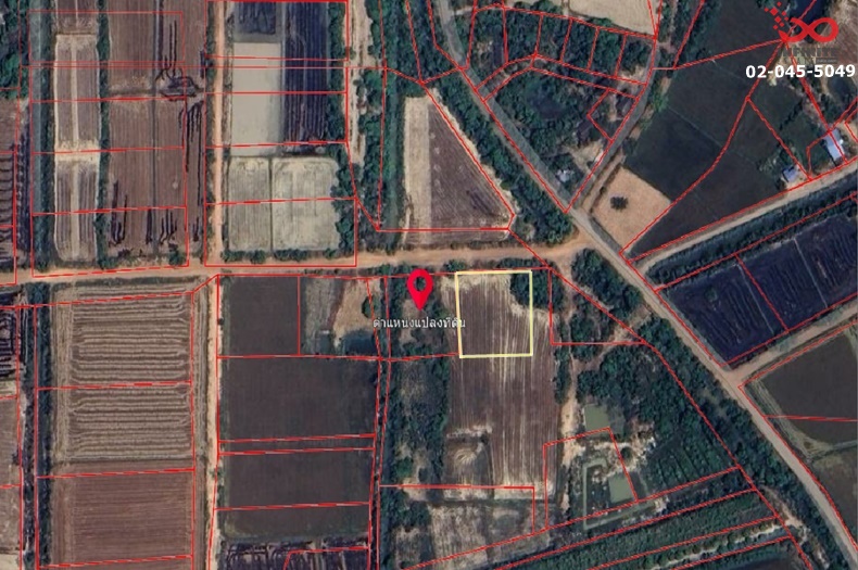 For SaleLandKamphaeng Phet : Land for sale, 1 rai 2 ngan, Wang Tabek, Phran Kratai, Kamphaeng Phet