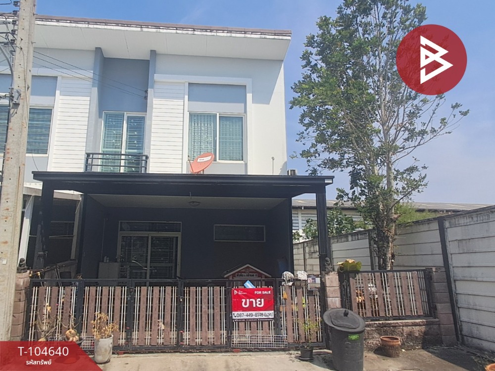 For SaleTownhouseSamut Prakan,Samrong : Corner townhouse for sale, Gusto Village, Theparak, Samut Prakan