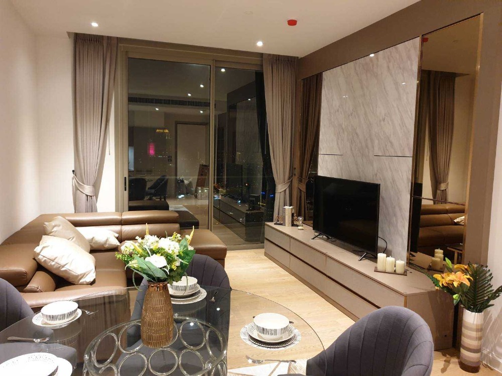 For SaleCondoWongwianyai, Charoennakor : Magnolias Waterfront Residences (Icon Siam) - For sale 2 bedrooms, 95.21 sq.m., only 40.1 million baht, high floor over 40+, next to Icon Siam, watch festivals all year: Interested, contact 062-362-5623