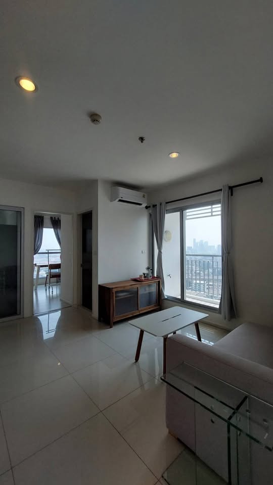 For RentCondoOnnut, Udomsuk : Condo for rent Aspire Sukhumvit 48 condo for rent 2 beds corner room river view near BTS PhraKhanong