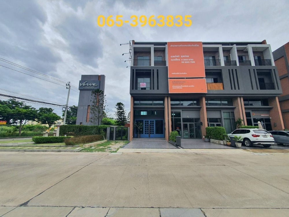 For RentHome OfficeBang kae, Phetkasem : 📢 Urgent! Townhome for rent, Verve Phetkasem 81 project - corner house, large area, convenient parking