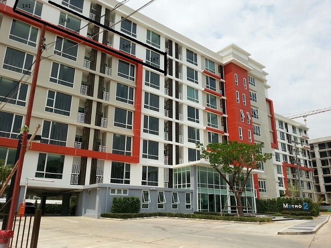 For SaleCondoKhon Kaen : Condo For Sale at Metro Condo 2 on Mittrapap Road, Nai Muang, Khon Kaen