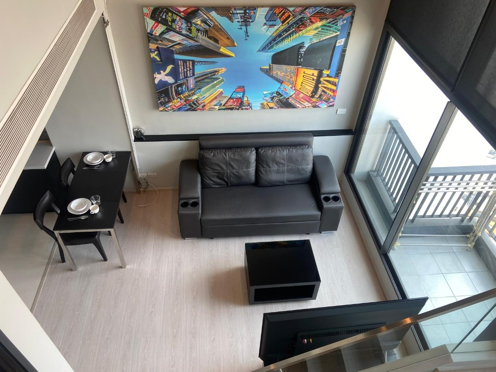 For RentCondoOnnut, Udomsuk : 1 bed 1 bath 60 sqm duplex condo at Rhythm Sukhumvit 44/1 for rent 50,000THB per month, Sukhumvit Soi 44/1, Phra Khanong BTS station