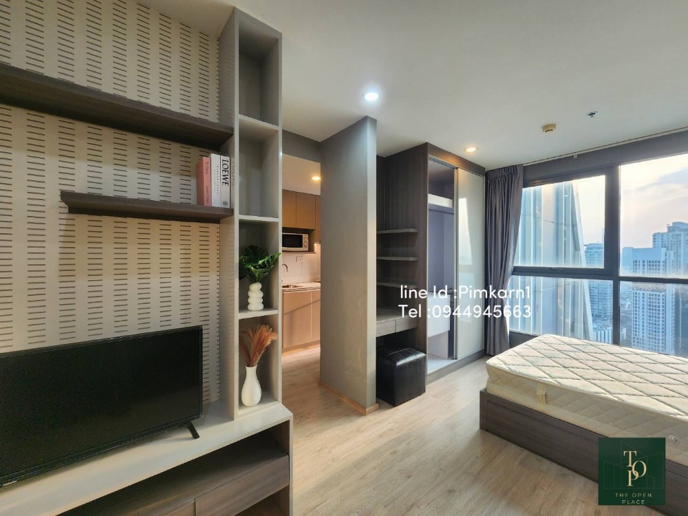 ให้เช่าคอนโดสยาม จุฬา สามย่าน : Ideo Q Chula - Samyan <<1 Bedroom For Rent>> 📍Location: 400m. to MRT Sam Yan :Fully Furnished