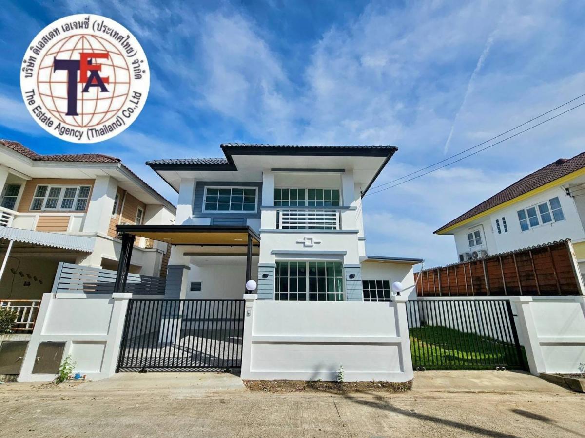 For SaleHouseNawamin, Ramindra : For sale: 2-storey detached house, Sena Green Ville Village, Ram Intra, Fashion Island, Pink Line, Chatuchak Expressway, Khlong Song, Khubon, Somapa School, Sinphaet Hospital, Makro, Lotus