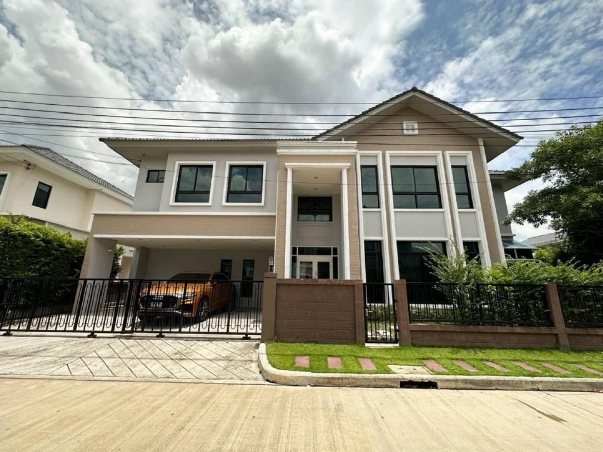 For RentHouseNawamin, Ramindra : WW25016 For rent #Single house, Latdarom Village, Wongwaen-Ram Intra #Near MRT Khu Bon #Sai Mai area