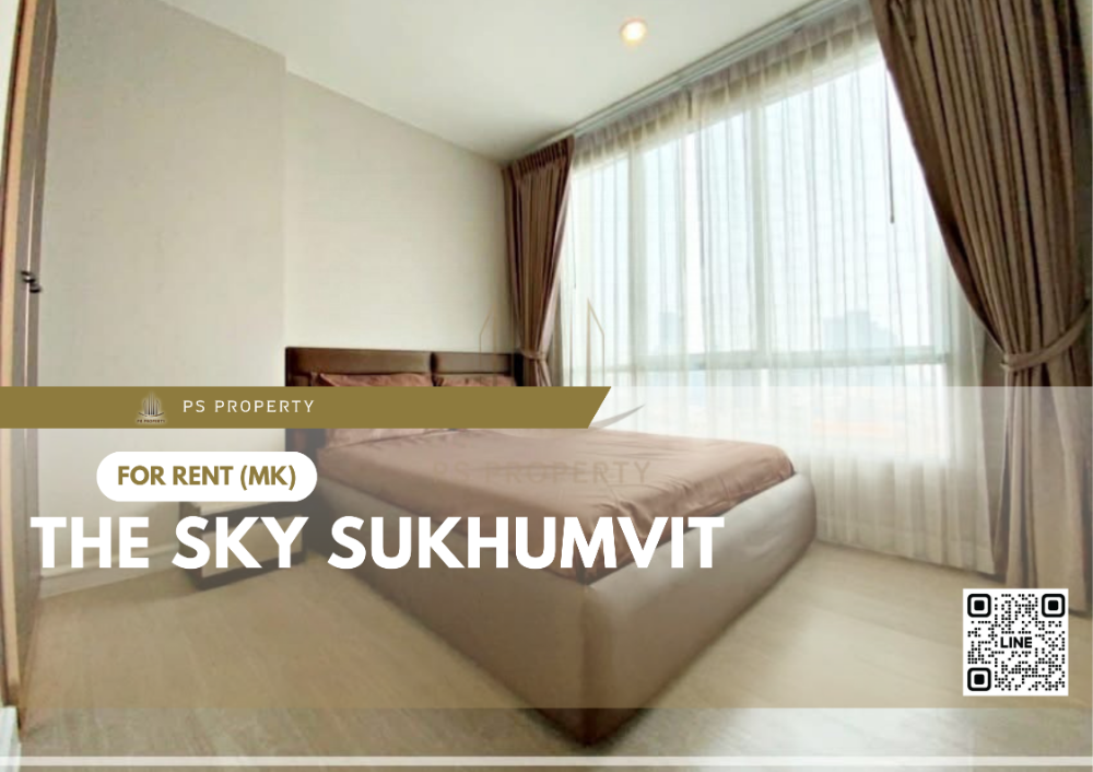 For RentCondoOnnut, Udomsuk : For rent ✨ The Sky Sukhumvit ✨ near BTS Udomsuk, complete with furniture and electrical appliances.