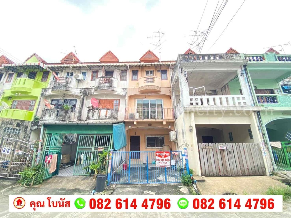 For SaleTownhouseEakachai, Bang Bon : Townhouse for sale, Village Tuangthong 6, Soi Kamnan Maen 13, Intersection 33