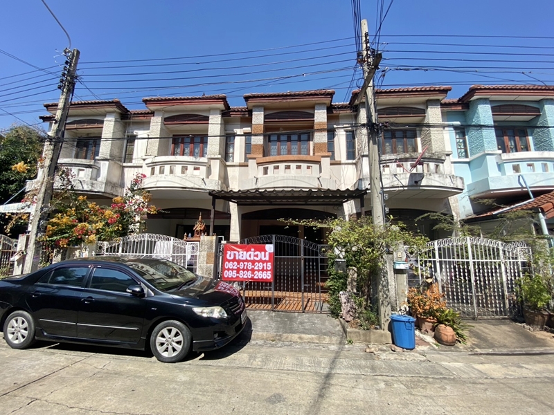 For SaleTownhouseNonthaburi, Bang Yai, Bangbuathong : Townhouse for sale, Busarin Village, Bang Bua Thong, ready to move in, good location, near the Purple Line, Bang Kruai - Sai Noi Road, Bang Rak Phatthana Subdistrict, Bang Bua Thong District, Nonthaburi