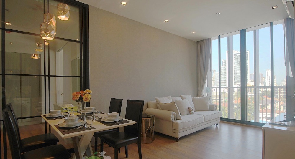 ให้เช่าคอนโดสุขุมวิท อโศก ทองหล่อ : Park Origin Phomphong (Park 24)  ห้อง 1 bed 2 bath 58 ตรม. ชั้น 6