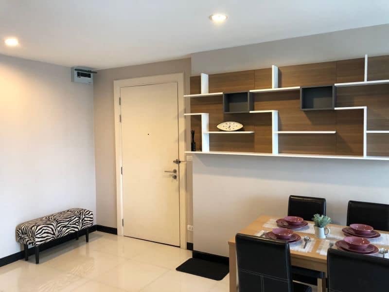 For RentCondoSukhumvit, Asoke, Thonglor : Condo, 8th floor, fully furnished, beautifully decorated, for rent, Asoke-Rama 4 area, near BTS Asoke, only 1.2 km.