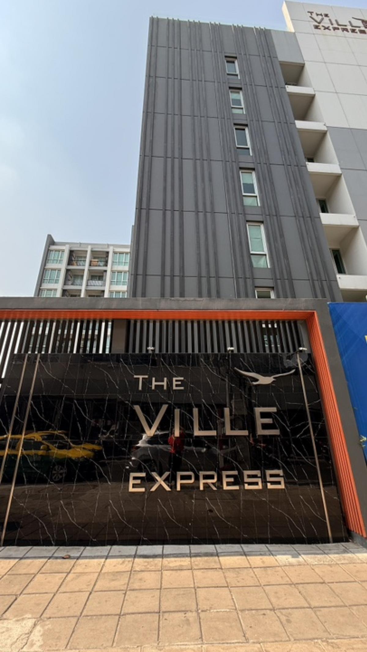 For SaleCondoKasetsart, Ratchayothin : New room for sale, Condo The Ville Express-Ratchayothin, 80 meters from Senanikhom BTS station, special price 2.6 million baht