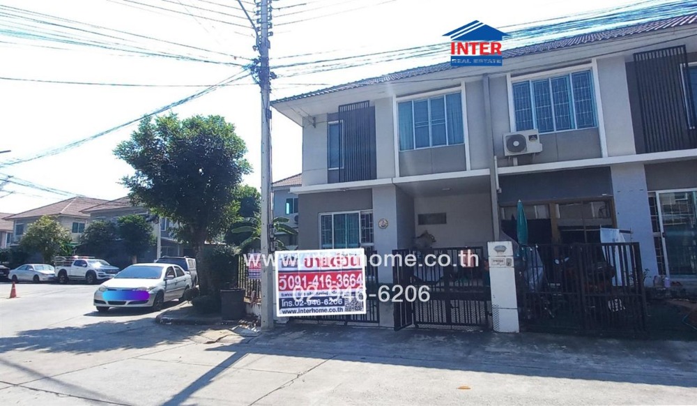 For SaleTownhousePathum Thani,Rangsit, Thammasat : 2-storey townhouse, 31.2 sq.w., Pruksa Ville Village 79, Phahon Yothin-Rangsit, Khlong Prem Prachakon Road, Suan Phrik Thai Road, Mueang Pathum Thani Road, Mueang Pathum Thani, Pathum Thani