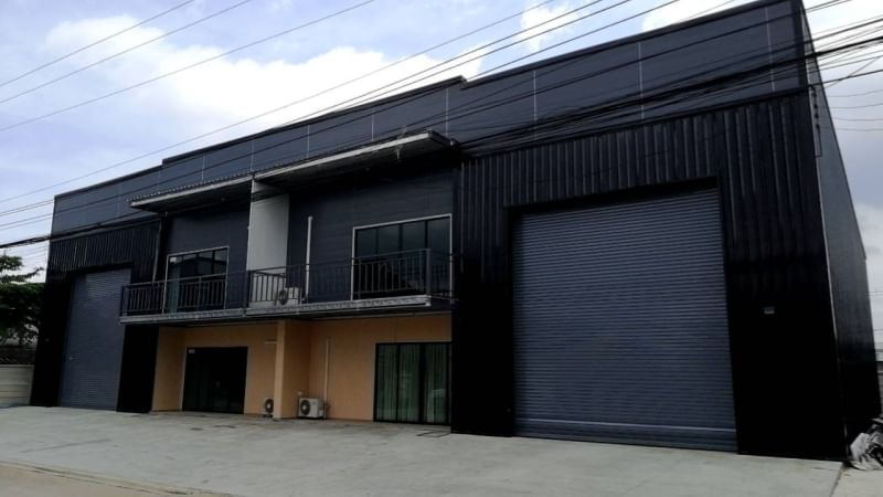 For RentWarehousePathum Thani,Rangsit, Thammasat : New warehouse-office for rent, modern style, in the heart of Rangsit, size 940 sq m.