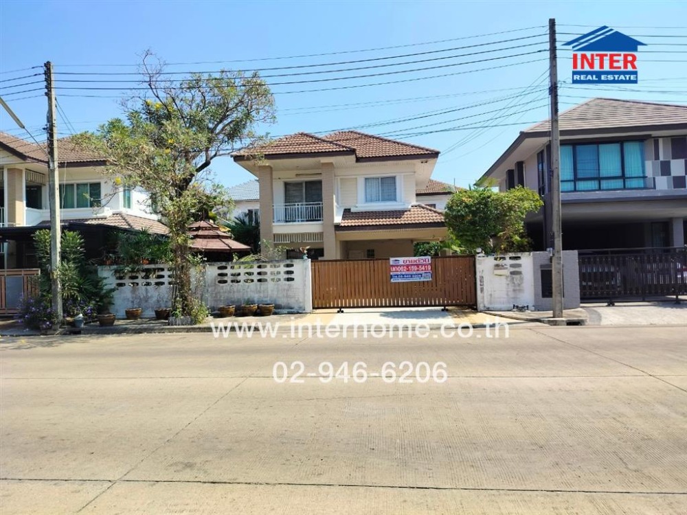 For SaleHousePathum Thani,Rangsit, Thammasat : 2-storey detached house, 65 sq m, Sammakorn Village, Rangsit, Khlong 7, Kanchanaphisek Road, Rangsit-Nakhon Nayok Road, Thanyaburi, Pathum Thani