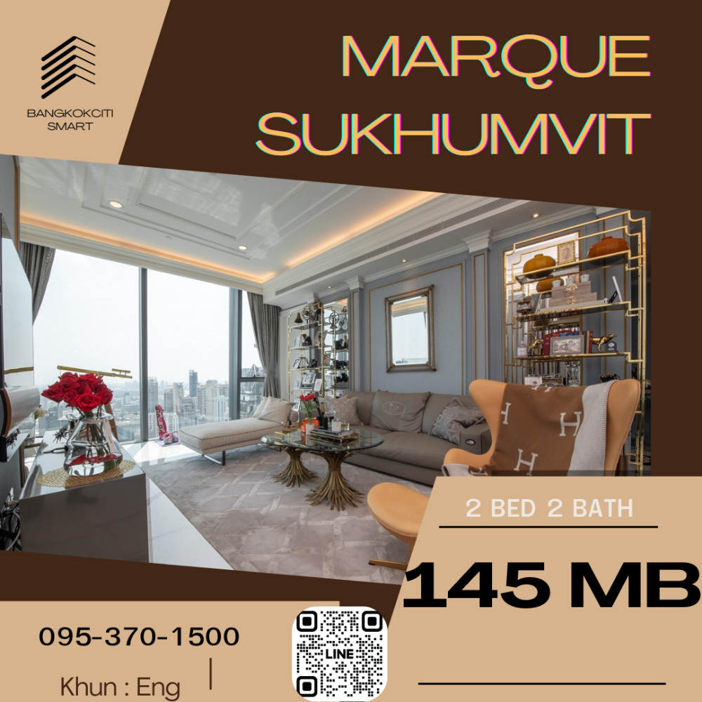 ขายคอนโดสุขุมวิท อโศก ทองหล่อ : 🏡 Luxury Living, Redefined FOR SALE PENHOUSE MARQUE SUKHUMVIT  🌟 Luxury at its finest, just for you.