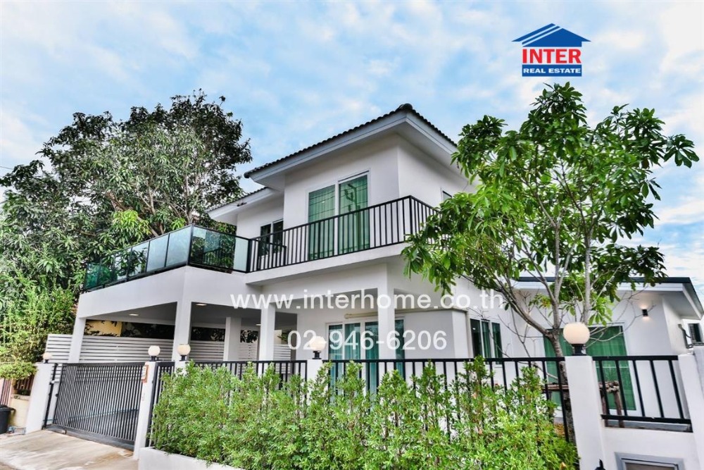 For SaleHouseNawamin, Ramindra : 2-storey detached house, 51 sq m., K.C. Garden Home Village, Nimit Mai 40, near Hathai Mit Market, Nimit Mai Soi 40, Suwinthawong Road, Min Buri District, Bangkok