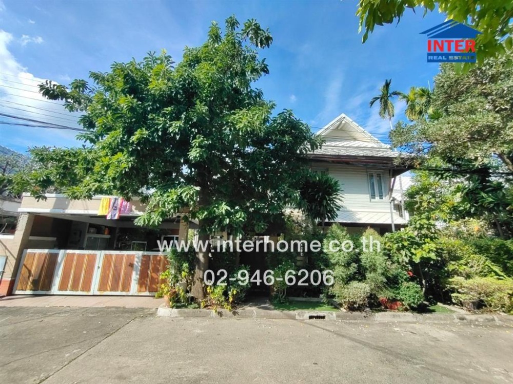 For SaleHouseNawamin, Ramindra : 2-storey detached house, 74.4 sq.w., Noble Wana Village, Watcharapol, Soi Rommit Phatthana 8, Watcharapol Road, Sukhaphiban 5 Road, Bang Khen District, Bangkok