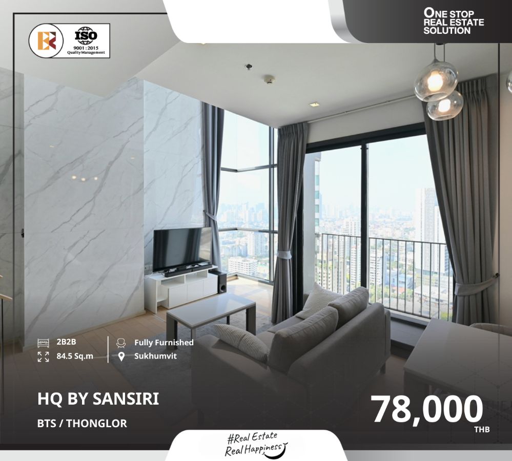 For RentCondoSukhumvit, Asoke, Thonglor : hq by sansiri,prime location ,near bts thonglor