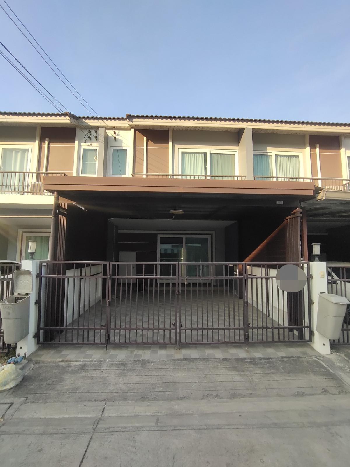 For RentHouseSamut Prakan,Samrong : House for rent, Fully furnished!!/ Townhouse for rent, 2 floors, 22 sq m., Supalai Ville Bangna-Wongwaen Village, Soi King Kaew 25/1, near Suvarnabhumi Airport