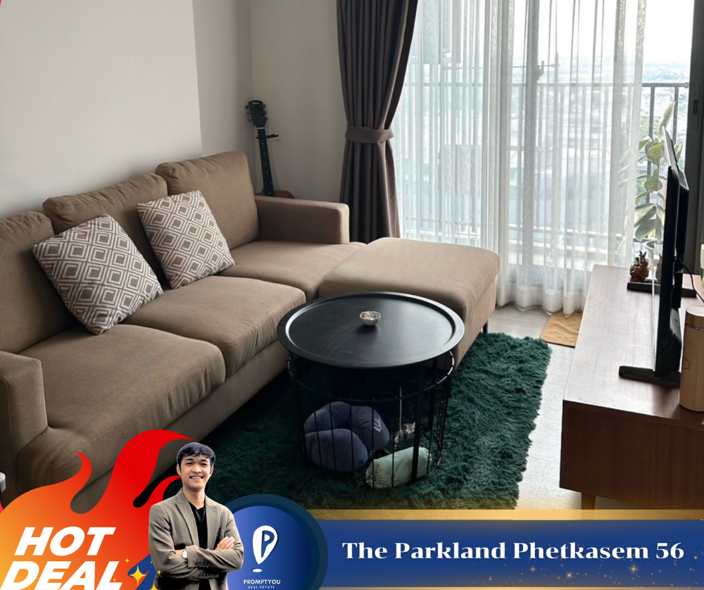 For RentCondoBang kae, Phetkasem : For rent 🔥 The Parkland Phetkasem 56 🔥 Fully furnished, good price, ready to move in >>LineID :@promptyou5