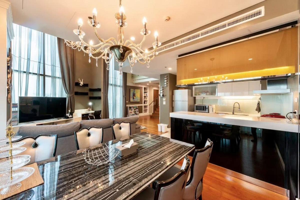 ให้เช่าคอนโดสุขุมวิท อโศก ทองหล่อ : ▲ Bright Sukhumvit ▲ 24 Duplex  | 176.67 sqm | 3 Bedrooms 3 Bathrooms | River view