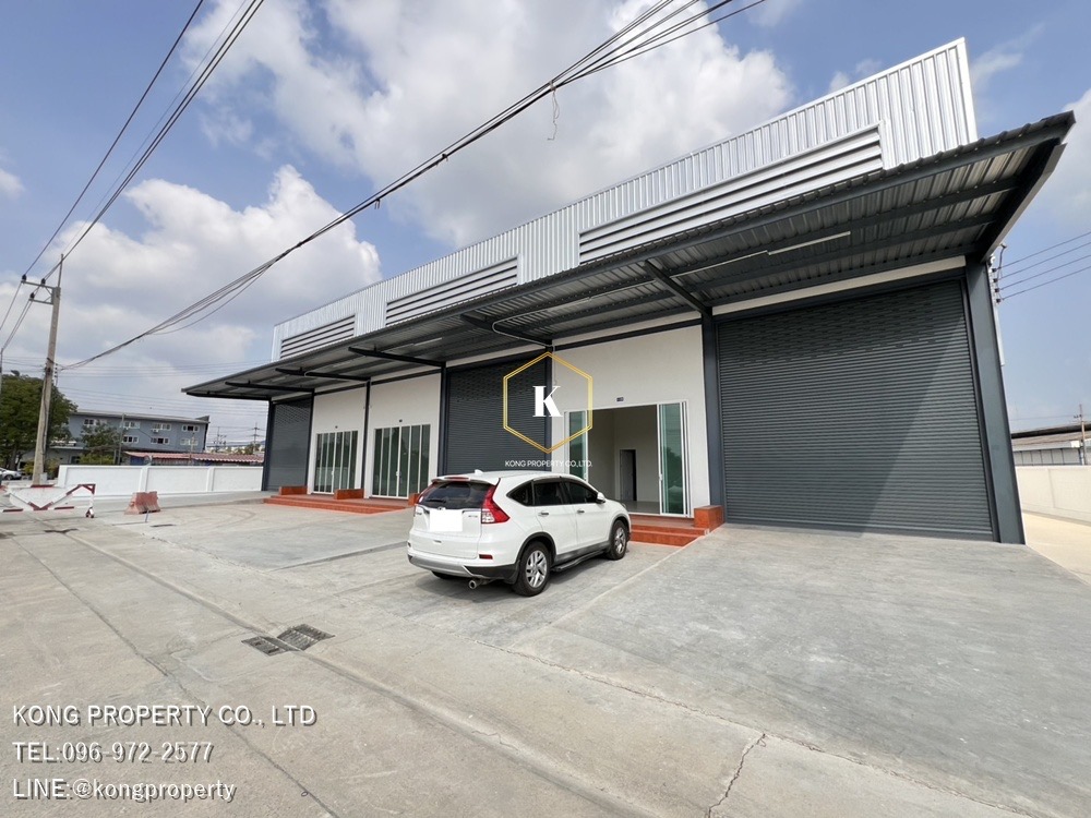 For RentWarehouseNakhon Pathom : Warehouse for rent, Phutthamonthon Sai 5, Sam Phran, Nakhon Pathom, 230 sq m (newly built)