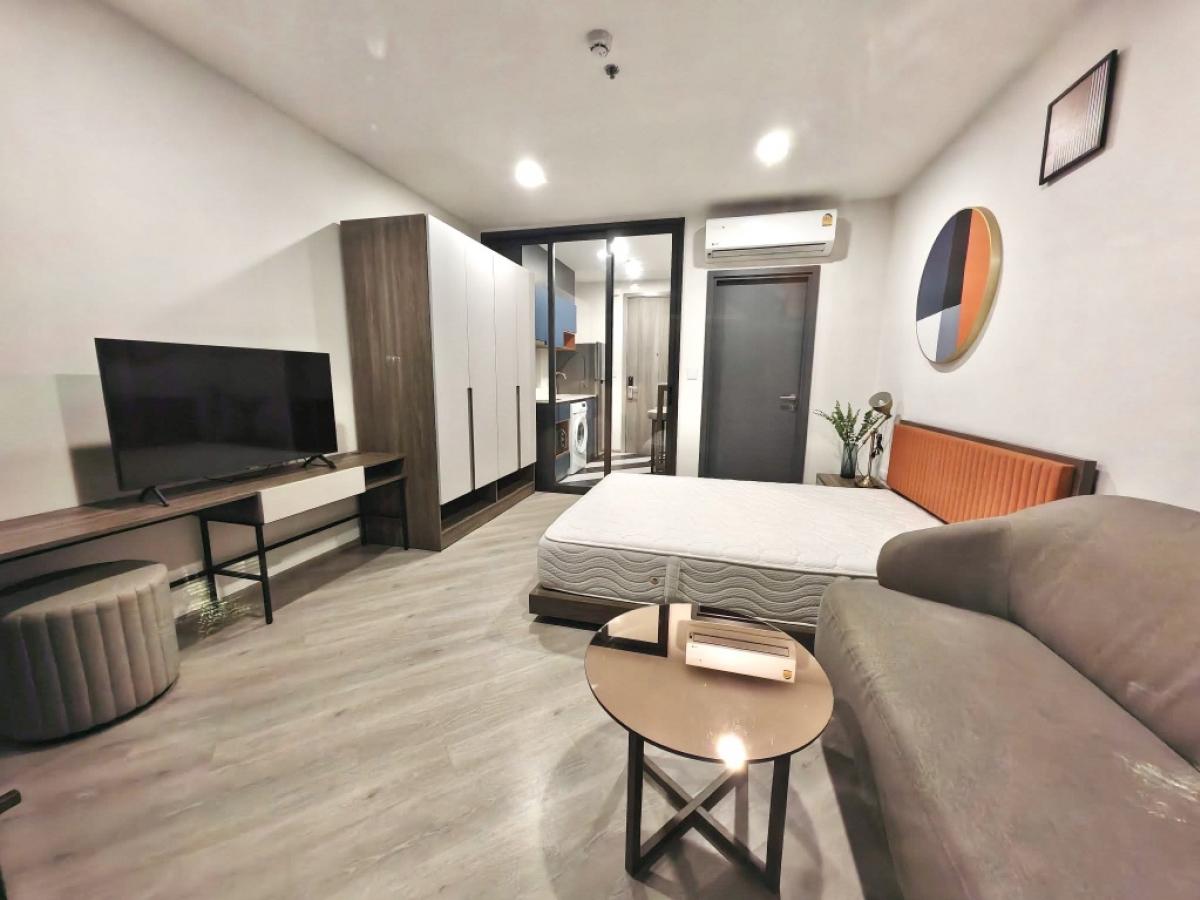 For RentCondoVipawadee, Don Mueang, Lak Si : Condo for rent THE BASE Saphanmai (The Base Saphanmai) located next to BTS Sai Yud, very convenient to travel, ready to move in ✅