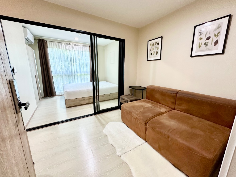 For RentCondoBangna, Bearing, Lasalle : Condo For Rent | Hotel Quality Bed, Building E, Private Sports Club "The Excel Groove Lasalle 52" 26 Sq.m. Near MRT Sri Lasalle and BTS Bearing