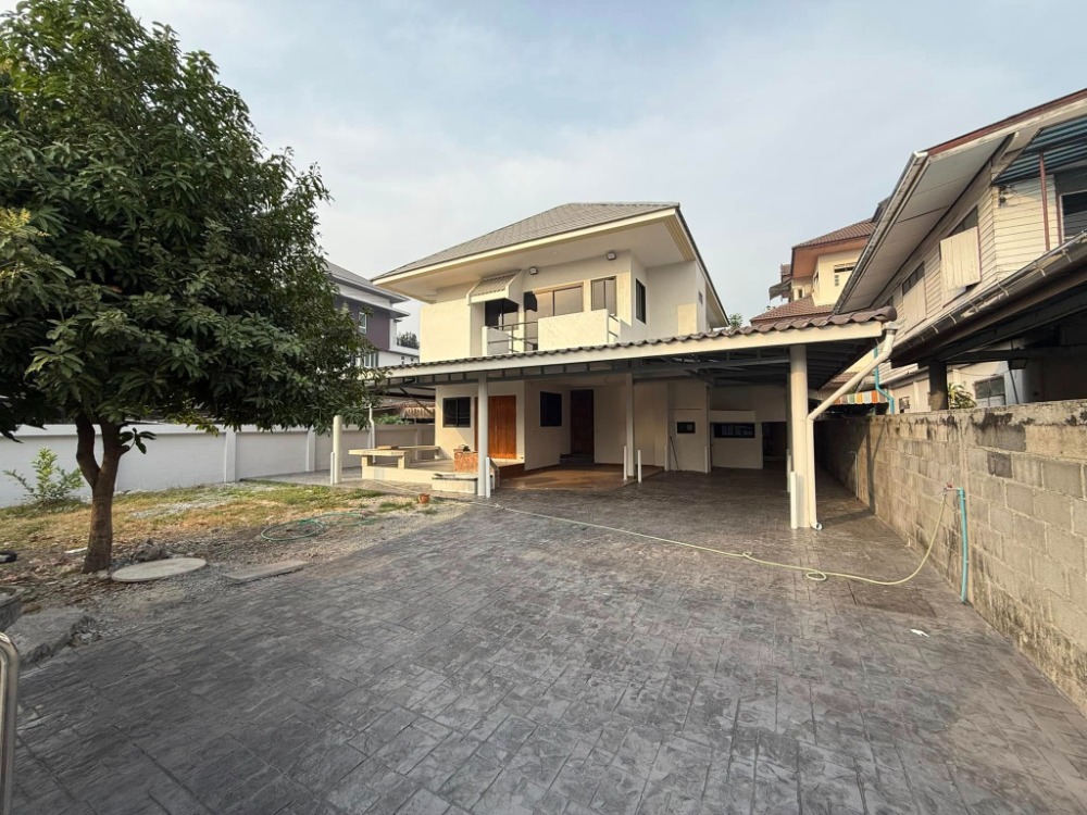 For RentHouseChokchai 4, Ladprao 71, Ladprao 48, : For rent, 2-storey detached house, renovated throughout, Sangkhom Songkhro Road 12, 4 bedrooms, 5 bathrooms, rental price 65,000 baht [can register a company]