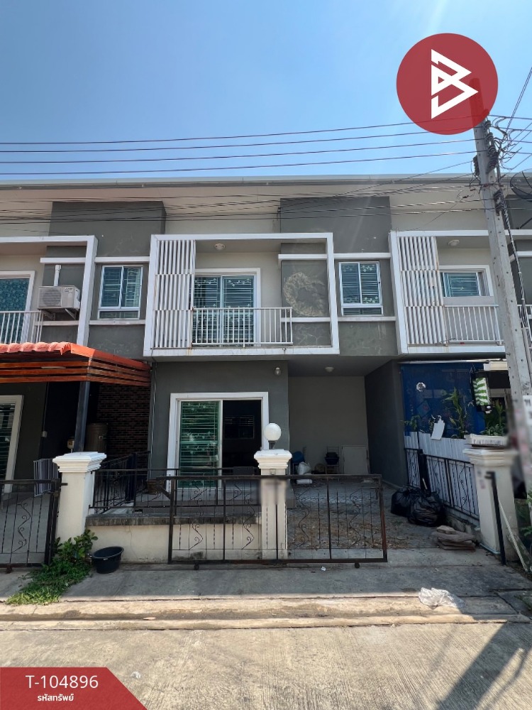 For SaleTownhouseSamut Prakan,Samrong : Townhouse for sale, Niran Ville Village 12, Wat Si Warin Noi, Bang Phli, Samut Prakan, ready to move in