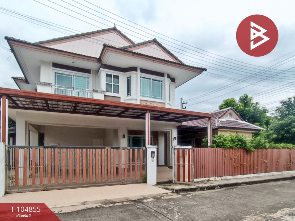 For SaleHousePathum Thani,Rangsit, Thammasat : Single house for sale, Thanyaphirom Village, Pathum Thani, ready to move in