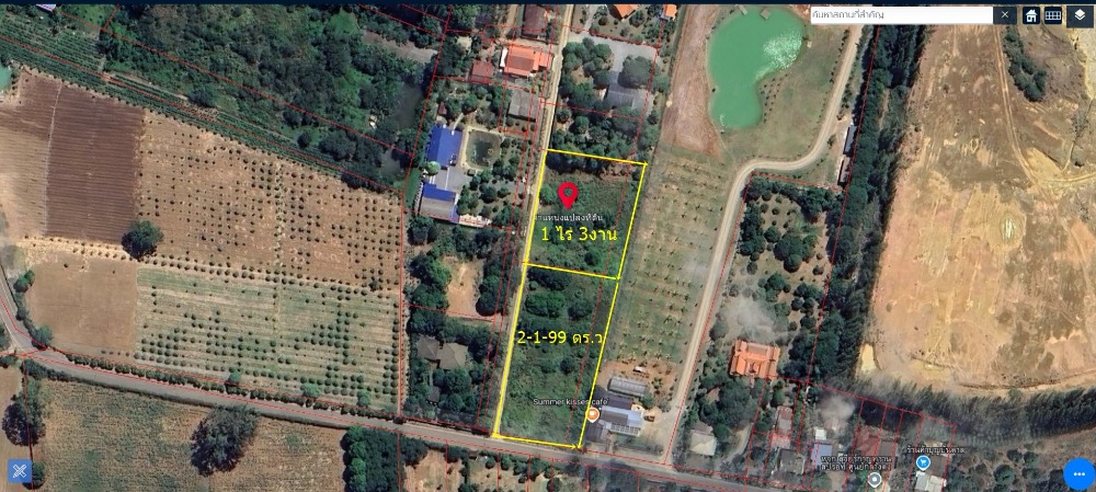 For SaleLandPak Chong KhaoYai : Land for sale, 4 rai 99 sq m, Pak Chong District, corner plot, very beautiful, selling for 17 million.