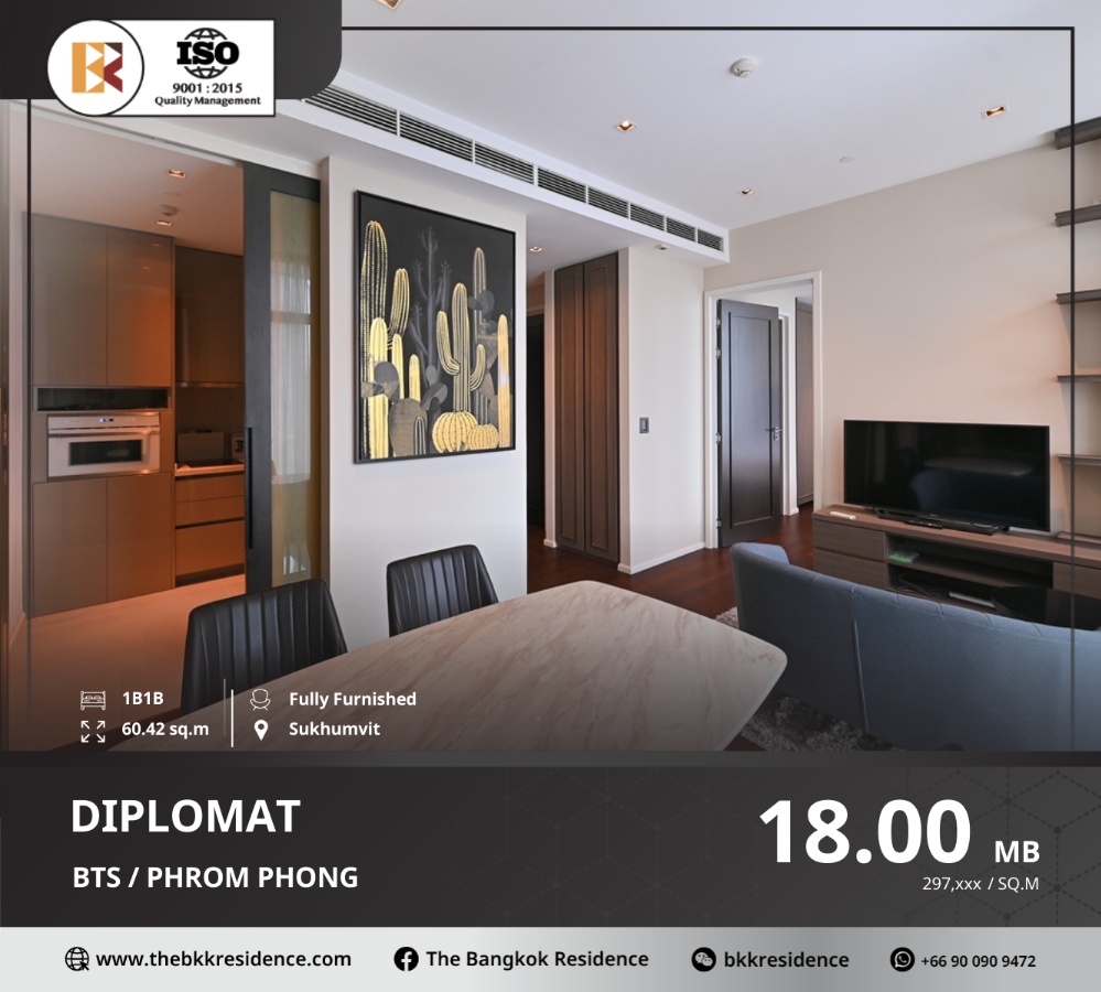 For SaleCondoSukhumvit, Asoke, Thonglor : The Diplomat 39 - Luxury Living Near BTS Phrom Phong