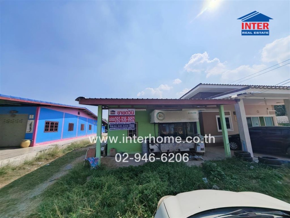 For SaleTownhouseNakhon Pathom : 1 floor townhouse 193 sq.w. Near Wat Thung Phang School, Petchkasem Road, Malai Man Road, Kamphaeng Saen Nakhon Pathom