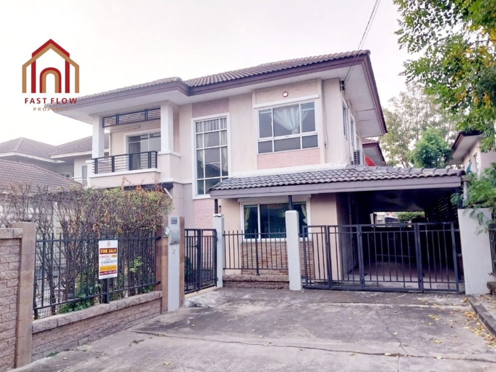 For SaleHouseVipawadee, Don Mueang, Lak Si : House for sale, The Platon, Donmuang, a corner house near SRT Lak Six