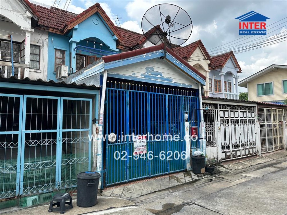 For SaleTownhouseBang Sue, Wong Sawang, Tao Pun : 2 -story townhouse 18 sq.w. Village Rim Suan Soi Phibol Songkhram 22, Intersection 11/2, Bangkok-Nonthaburi Road, Nakhon In Road, Mueang Nonthaburi, Nonthaburi