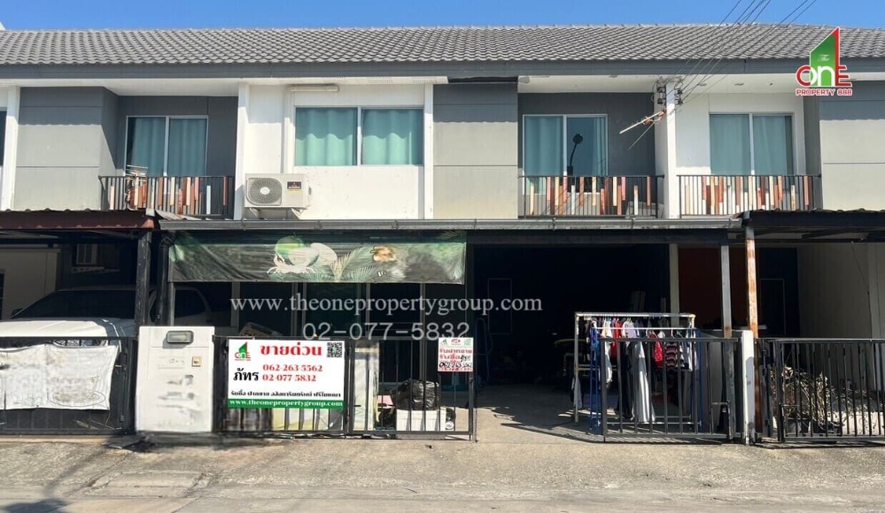 For SaleTownhouseMin Buri, Romklao : 2-story townhome, Ban Pruksa 118, Liab Waree-Min Buri, Liab Waree Road, Soi 31, Krathum Rai, Nong Chok, Bangkok