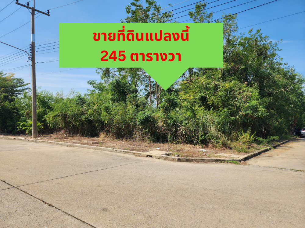 For SaleLandNakhon Pathom : Land for sale 245 square wah, Kritsada, 26 Soi, Monta 26, corner plot, Thawang Subdistrict, Nakhon Chai Si District, Nakhon Pathom