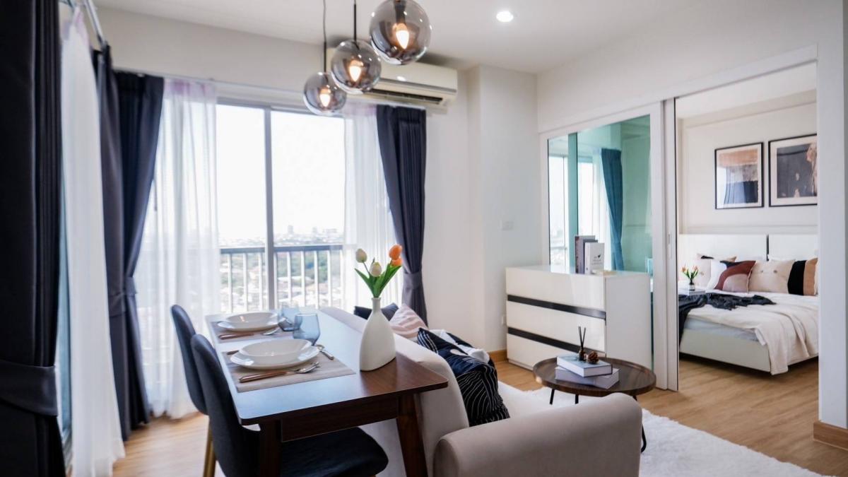 For SaleCondoChaengwatana, Muangthong : Urgent 🌃✅ Condo for sale, The Key Chaeng Watthana, size 35 sqm. Floor 15, Building B 1.99 L. Near the Pink Line ❗