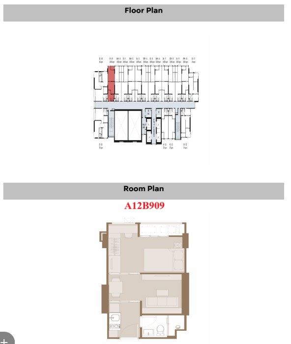 Sale DownCondoOnnut, Udomsuk : 🏢 For Sale “ ASPIRE ONNUT STATION ” 1 bedroom, 1 bathroom, 12th floor, size 30.50 sq m., near BTS Onnut, Resale Contract.